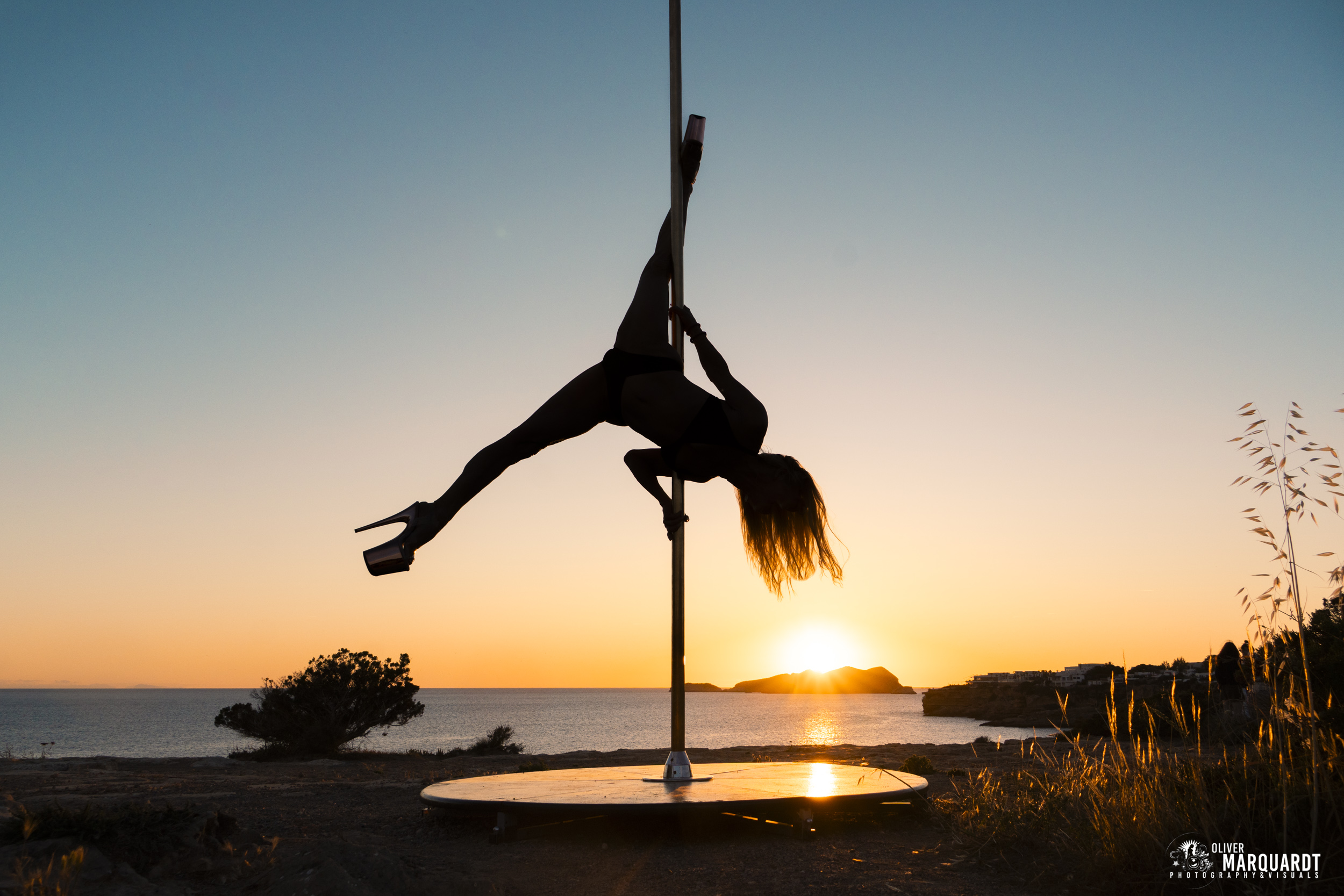 Ibiza Pole Camp outdoor training moment