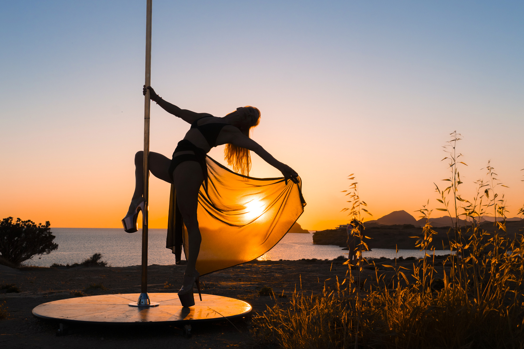 Sunrise over a quiet Ibiza beach